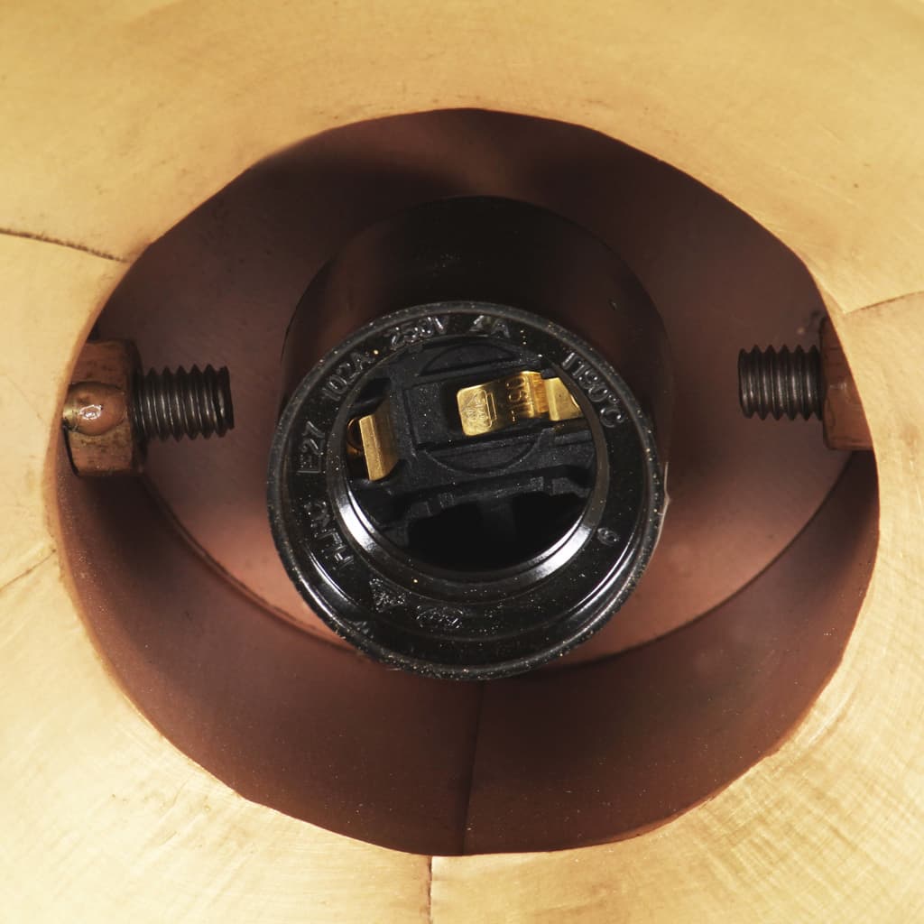 Lampada a Sospensione Industriale 25 W Ottone Rotonda 19 cm E27 | homemem39