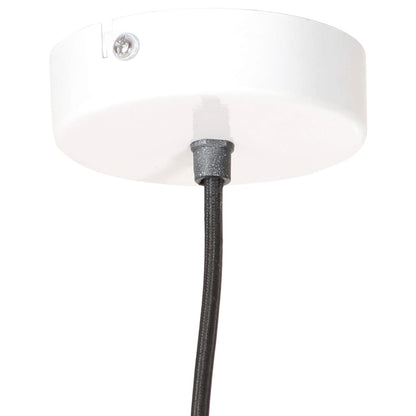 Lampada a Sospensione Industriale 25 W Bianca Rotonda 19 cm E27 | homemem39