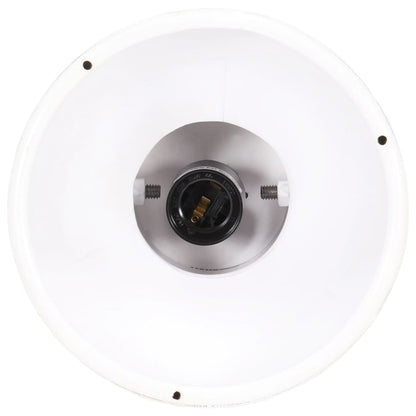 Lampada a Sospensione Industriale 25 W Bianca Rotonda 19 cm E27 | homemem39