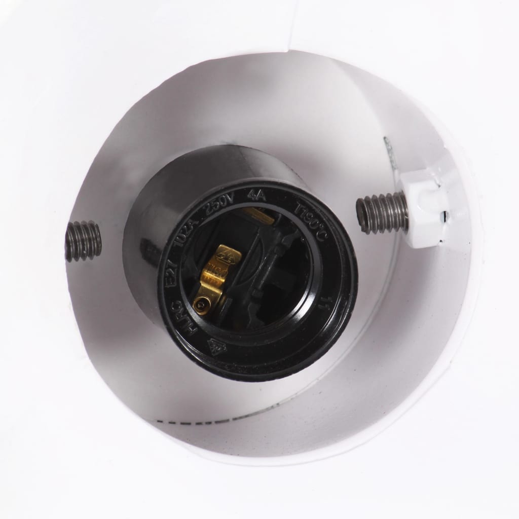 Lampada a Sospensione Industriale 25 W Bianca Rotonda 19 cm E27 | homemem39