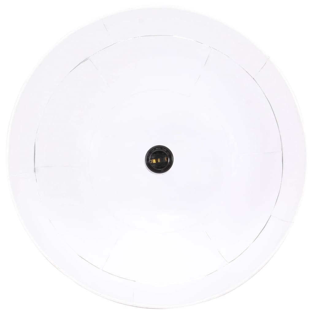 Lampada Industriale Vintage 25 W Bianca Rotonda 41 cm E27