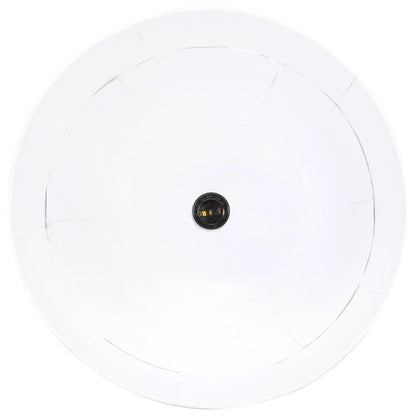 Lampada Industriale Vintage 25 W Bianca Rotonda 41 cm E27