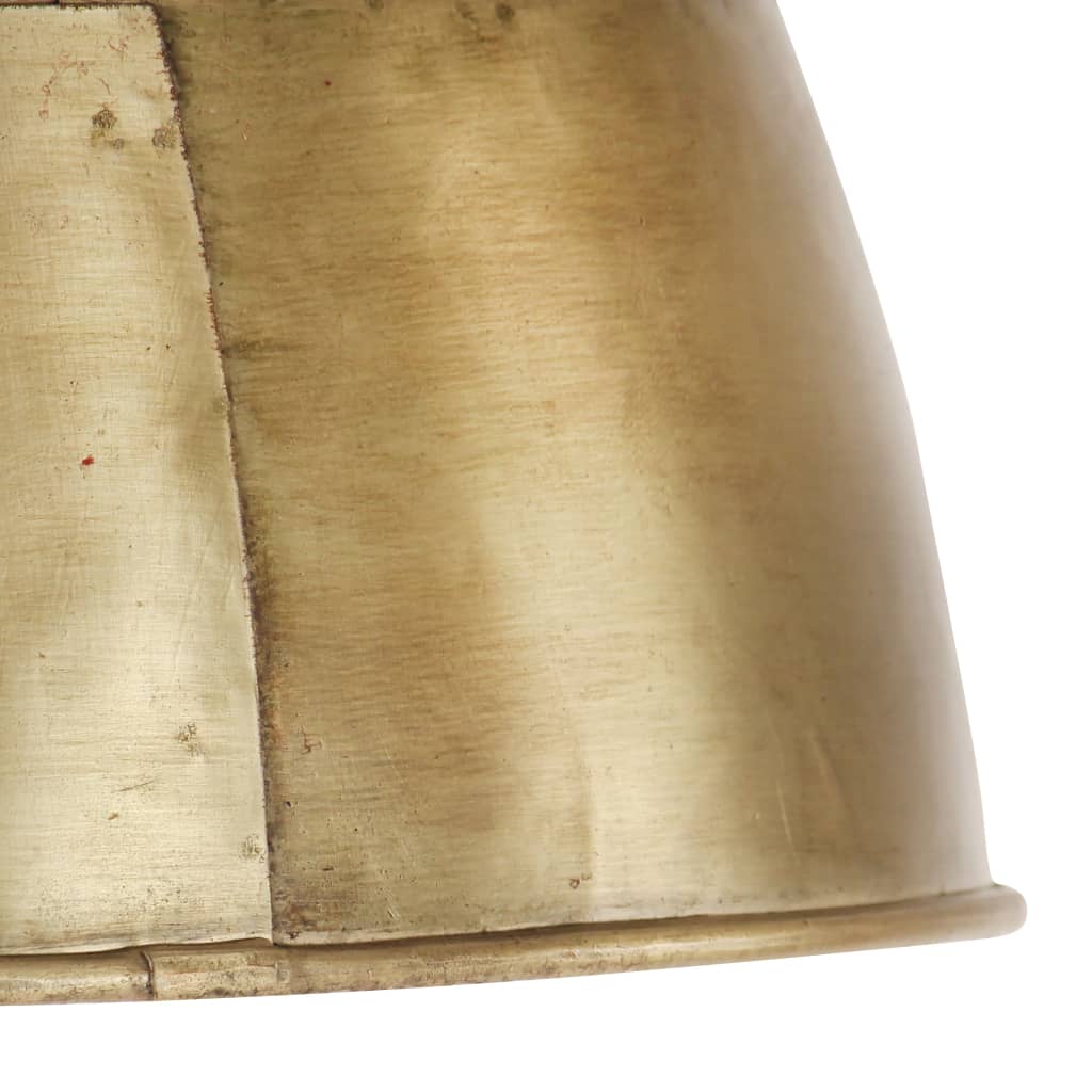 Lampada Industriale Vintage 25 W Ottone Rotonda 31 cm E27 | homemem39