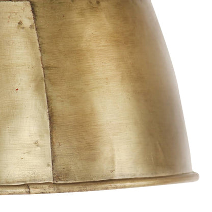 Lampada Industriale Vintage 25 W Ottone Rotonda 31 cm E27 | homemem39