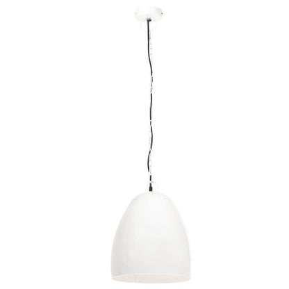 Lampada a Sospensione Industriale 25 W Bianca Rotonda 42 cm E27