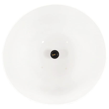 Lampada a Sospensione Industriale 25 W Bianca Rotonda 42 cm E27