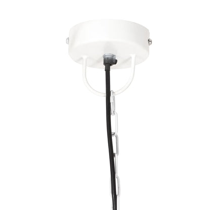 Lampada a Sospensione Industriale 25 W Bianca Rotonda 42 cm E27