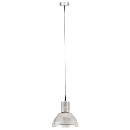 Lampada a Sospensione 25 W Argento Rotonda 28,5 cm E27 | homemem39