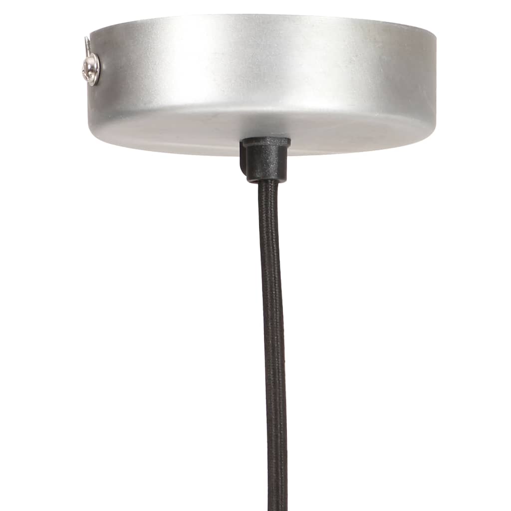 Lampada a Sospensione 25 W Argento Rotonda 28,5 cm E27 | homemem39