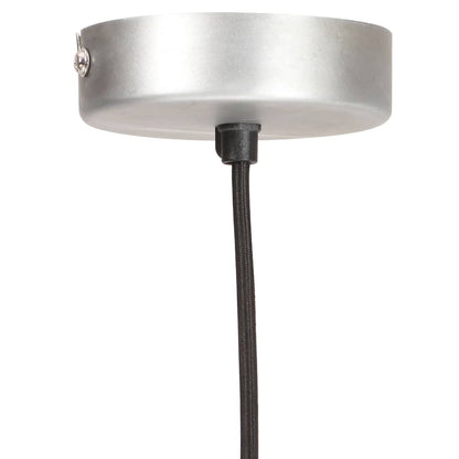 Lampada a Sospensione 25 W Argento Rotonda 28,5 cm E27 | homemem39