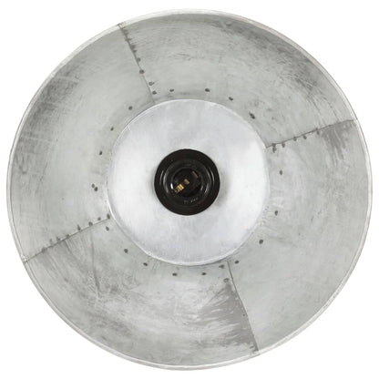 Lampada a Sospensione 25 W Argento Rotonda 28,5 cm E27 | homemem39