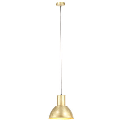 Lampada a Sospensione 25 W Ottone Rotonda 28,5 cm E27 - homemem39