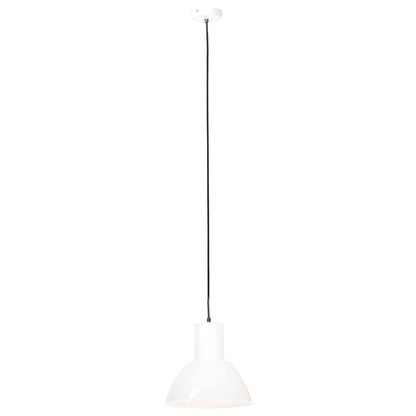 Lampada a Sospensione 25 W Bianca Rotonda 28,5 cm E27