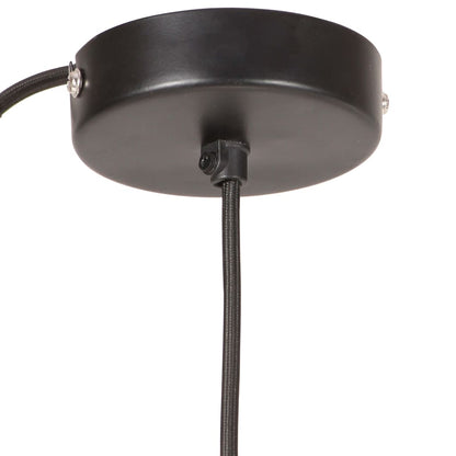 Lampada a Sospensione 25 W Nera Rotonda 17 cm E27 - homemem39