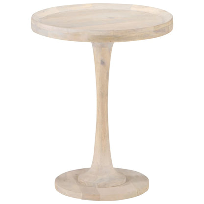 Tavolino di Servizio Ø60x75 cm in Legno Massello di Mango | homemem39