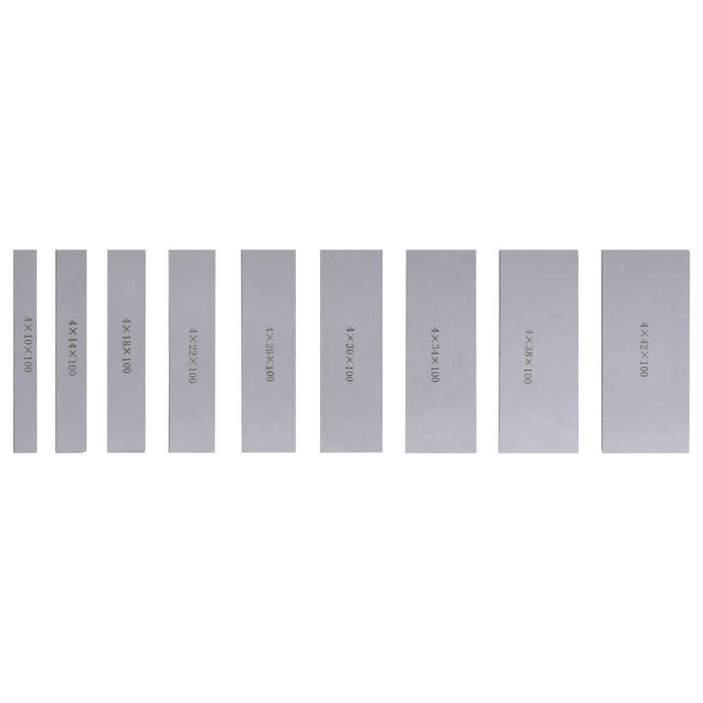 Blocchi Paralleli 100 mm 18 pz 10-42 mm