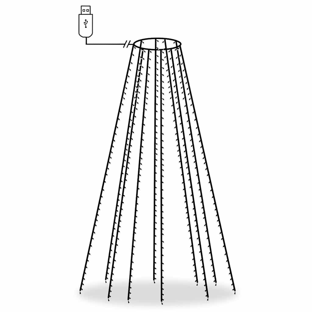 Rete di Luci per Albero di Natale con 400 LED 400 cm - homemem39