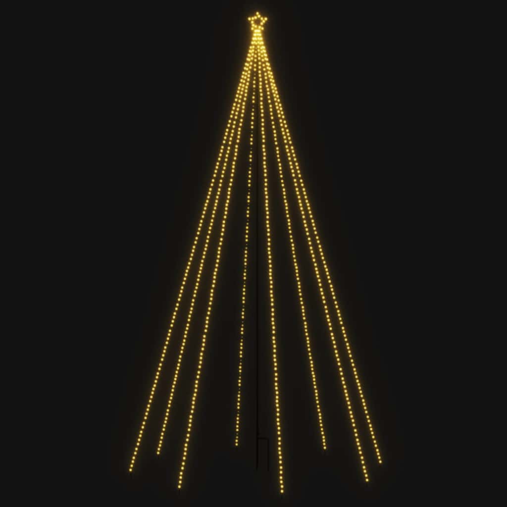 Albero di Natale Cascata Luci LED Interni Esterni 400 LED 2,5 m | homemem39