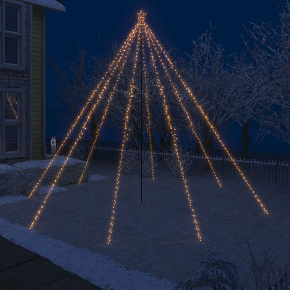 Albero di Natale a Cascata Luci LED Interni Esterni 800 LED 5 m - homemem39