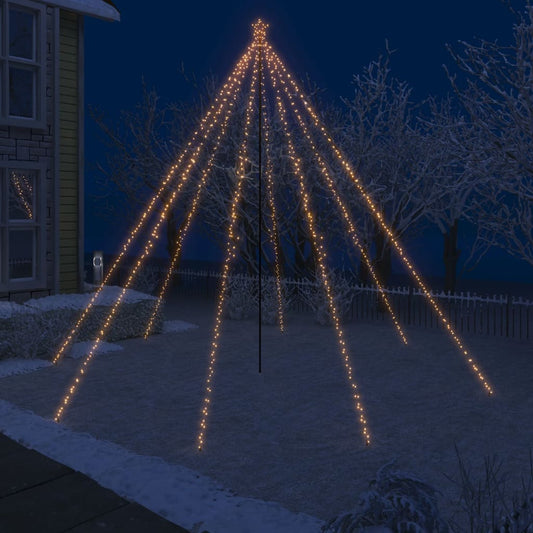 Albero di Natale a Cascata Luci LED Interni Esterni 800 LED 5 m - homemem39
