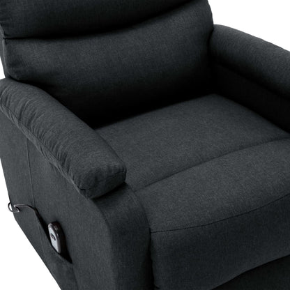 Poltrona Alzapersona in Tessuto Grigio Scuro - homemem39