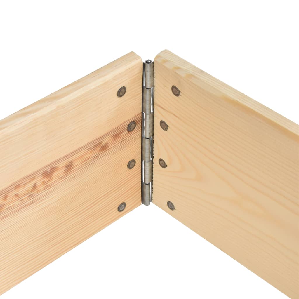 Fioriera Rialzata 100x100 cm in Legno Massello di Pino | homemem39