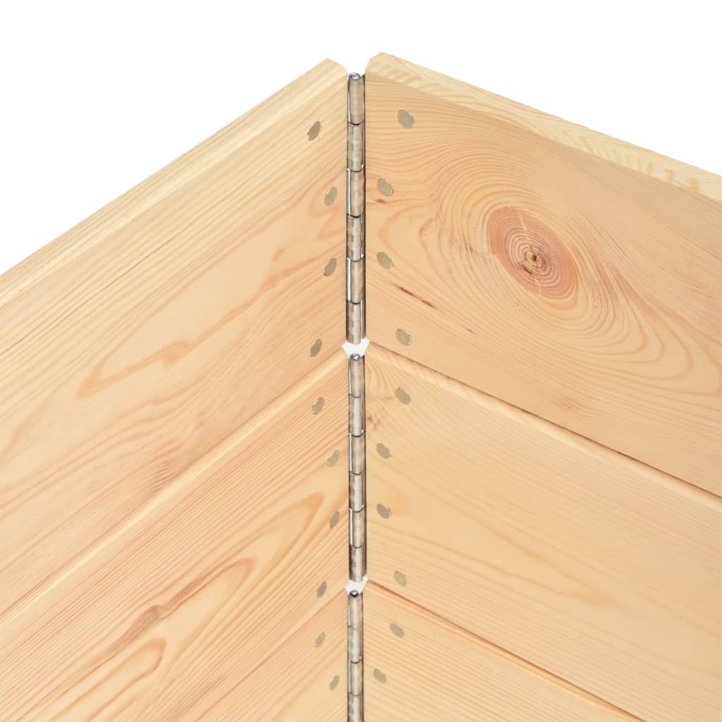Fioriere Rialzate 3 pz 100x100 cm in Legno Massello di Pino | homemem39