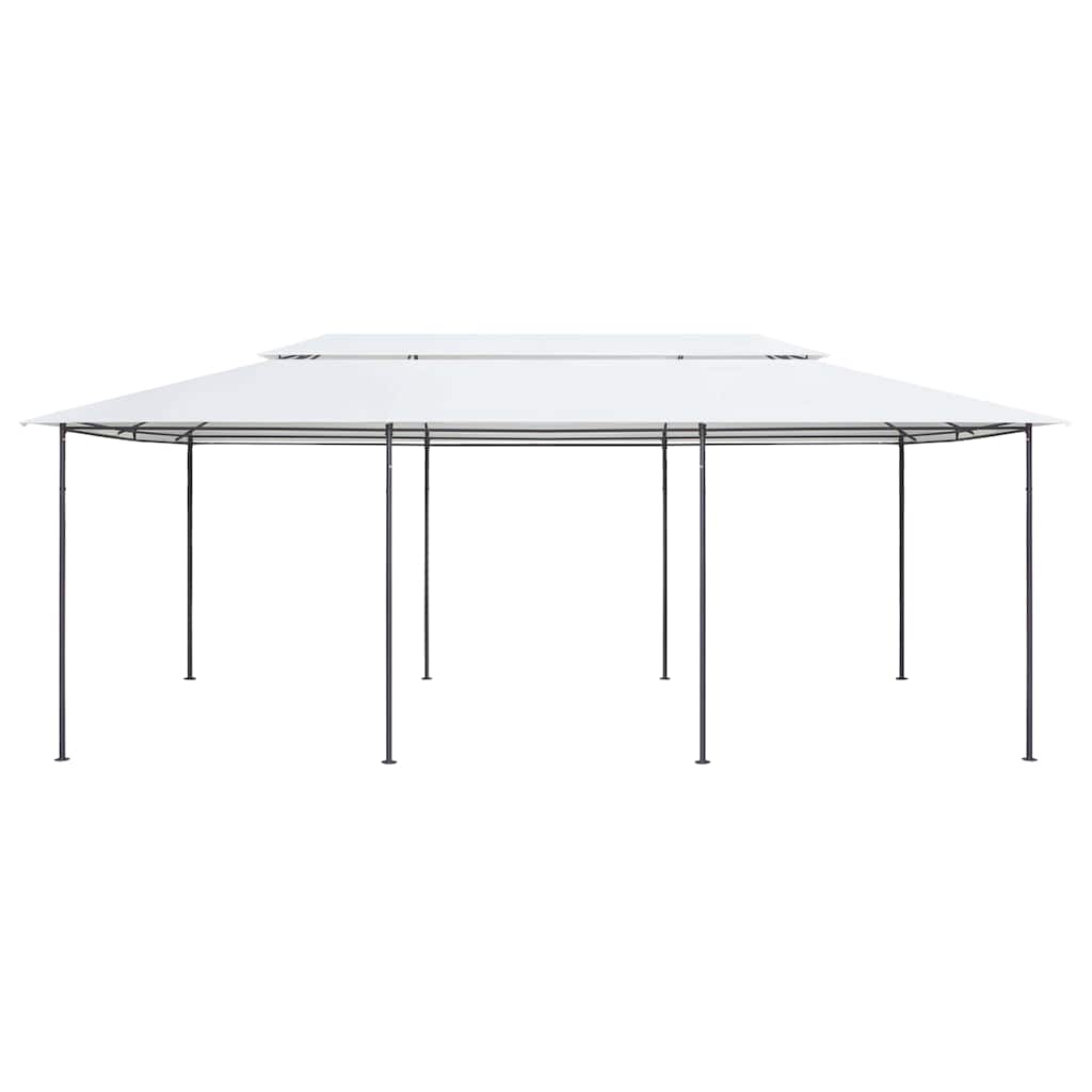 Gazebo 600x298x270 cm Bianco 180g/m²