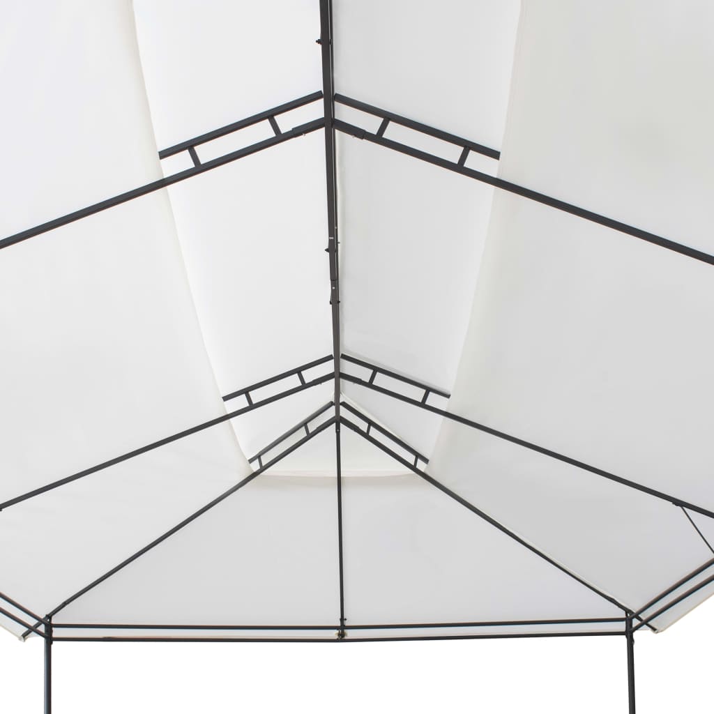 Gazebo 600x298x270 cm Bianco 180g/m² | homemem39