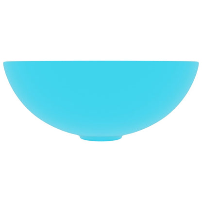 Lavandino da Bagno in Ceramica Verde Chiaro Rotondo - homemem39