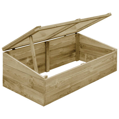 Serre 2 pz in Legno di Pino Impregnato 100x50x35 cm | homemem39