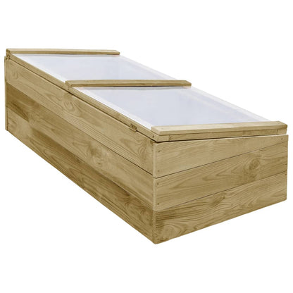 Serre 2 pz in Legno di Pino Impregnato 100x50x35 cm | homemem39