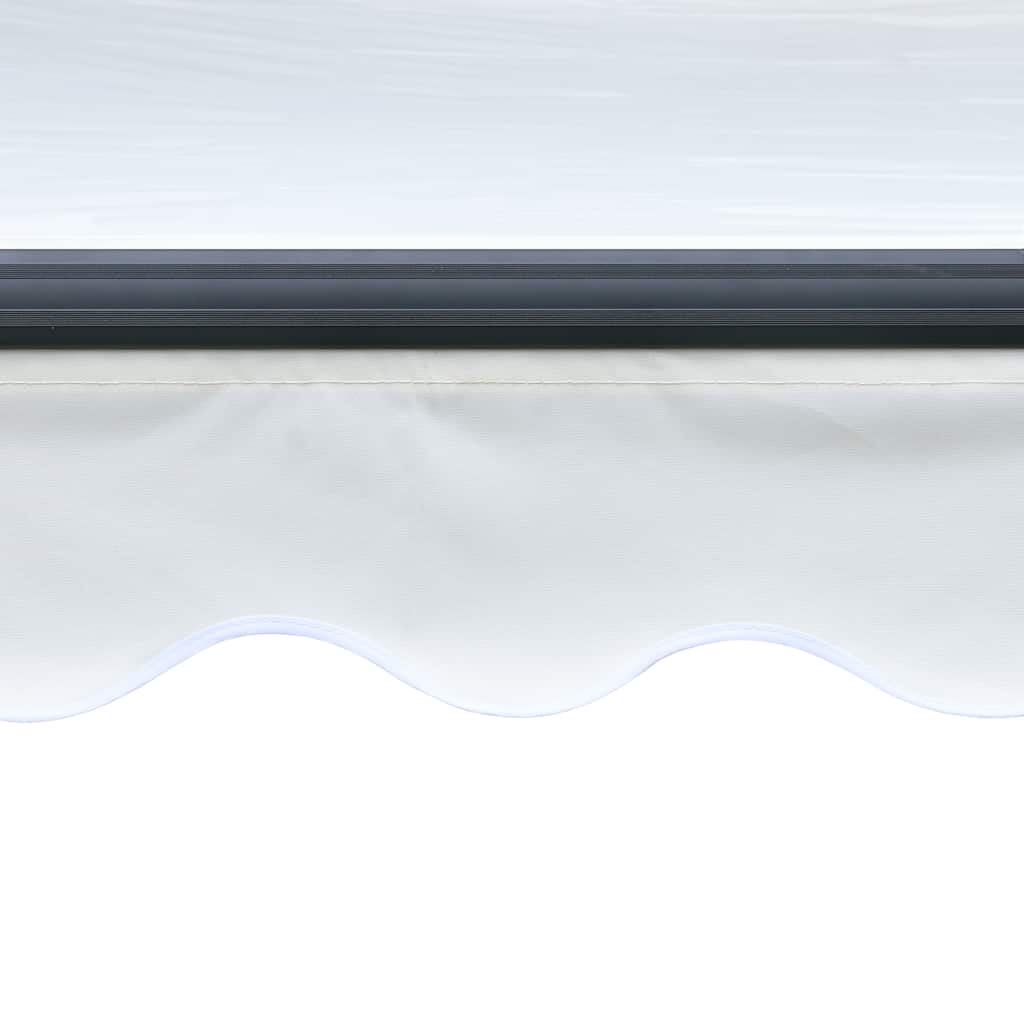 Tenda da Sole Retrattile Manuale con LED 300x250 cm Antracite