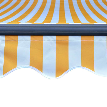 Tenda da sole manuale con LED solare 3 x 2,5 m
