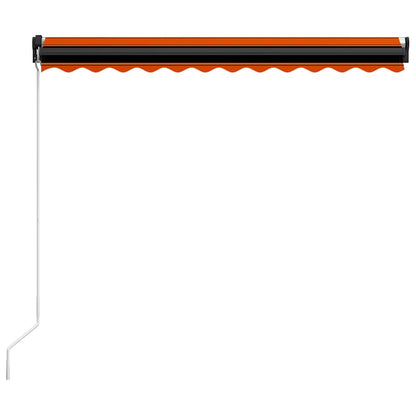 Tenda da sole manuale con LED solare 3,5 x 2,5 m