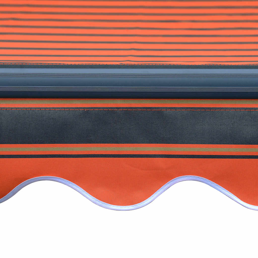 Tenda da sole manuale con LED solare 3,5 x 2,5 m