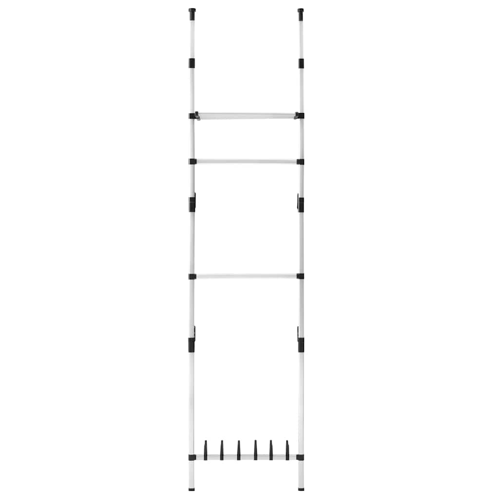 Sistema per Guardaroba Telescopico Aste Mensole in Alluminio