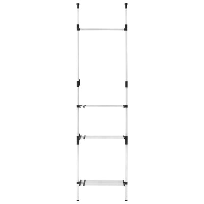 Sistema per Guardaroba Telescopico Aste Mensole in Alluminio
