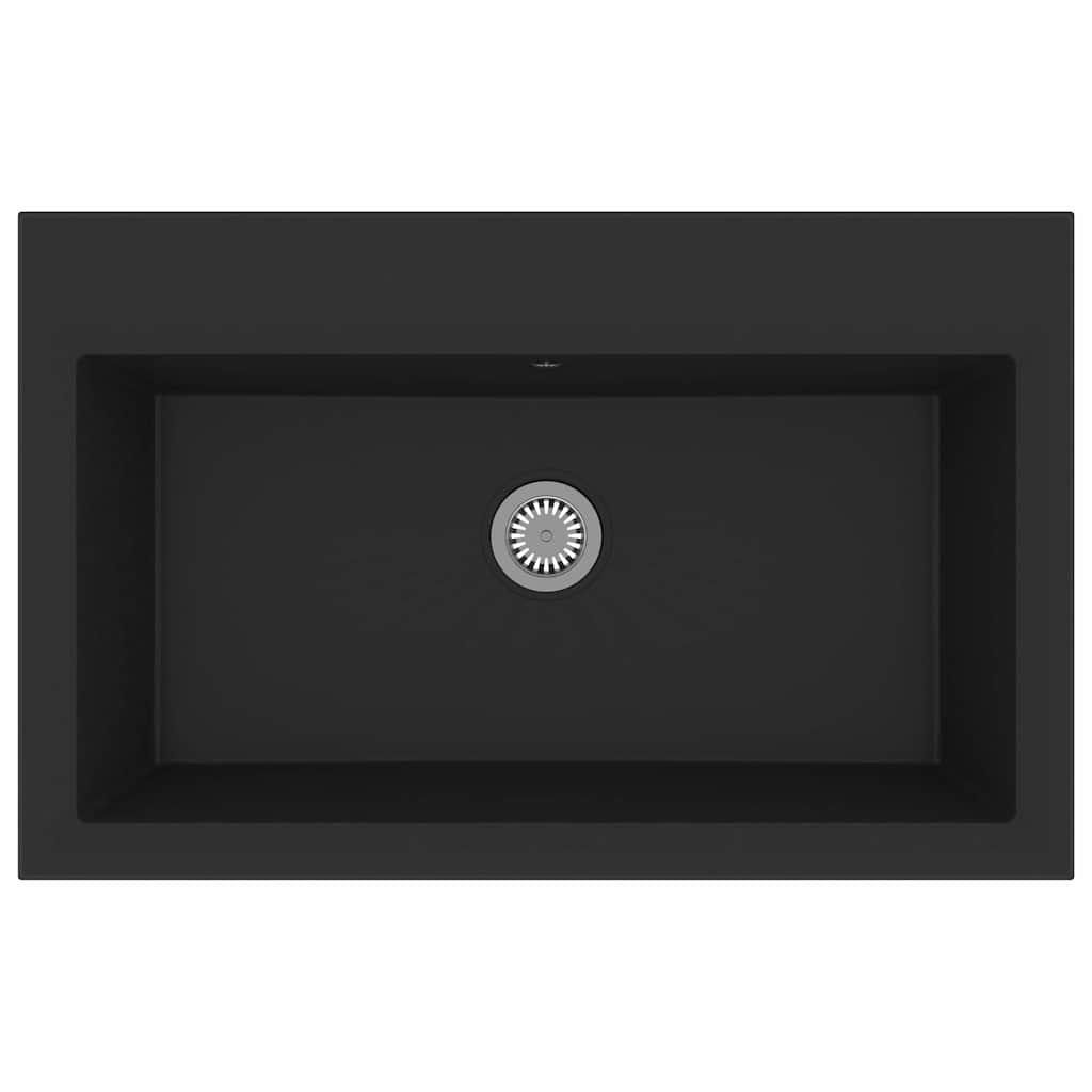 Lavello da cucina Nero 79 x 50 x 31 cm Granito