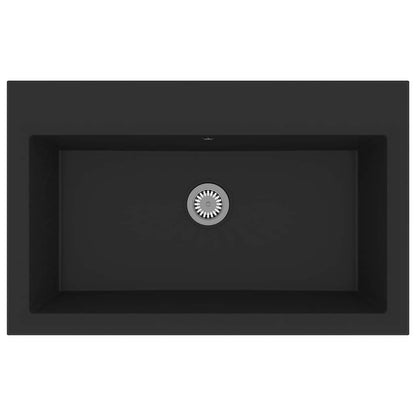 Lavello da cucina Nero 79 x 50 x 31 cm Granito