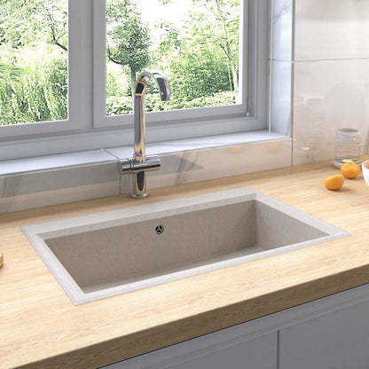 Lavello da cucina Beige 79 x 50 x 31 cm Granito