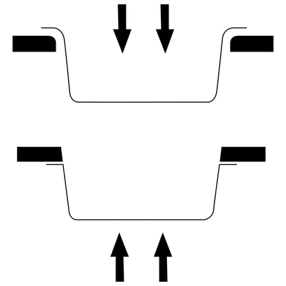 Lavello da Cucina con Foro Troppopieno Bianco in Granito