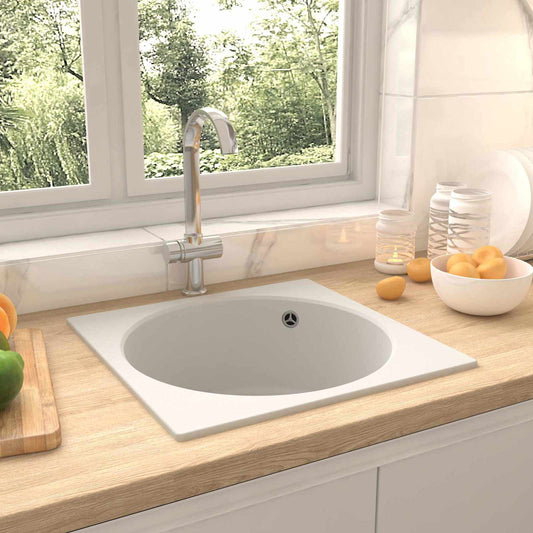 Lavello da cucina Bianco 48 x 48 x 20.5 cm Granito