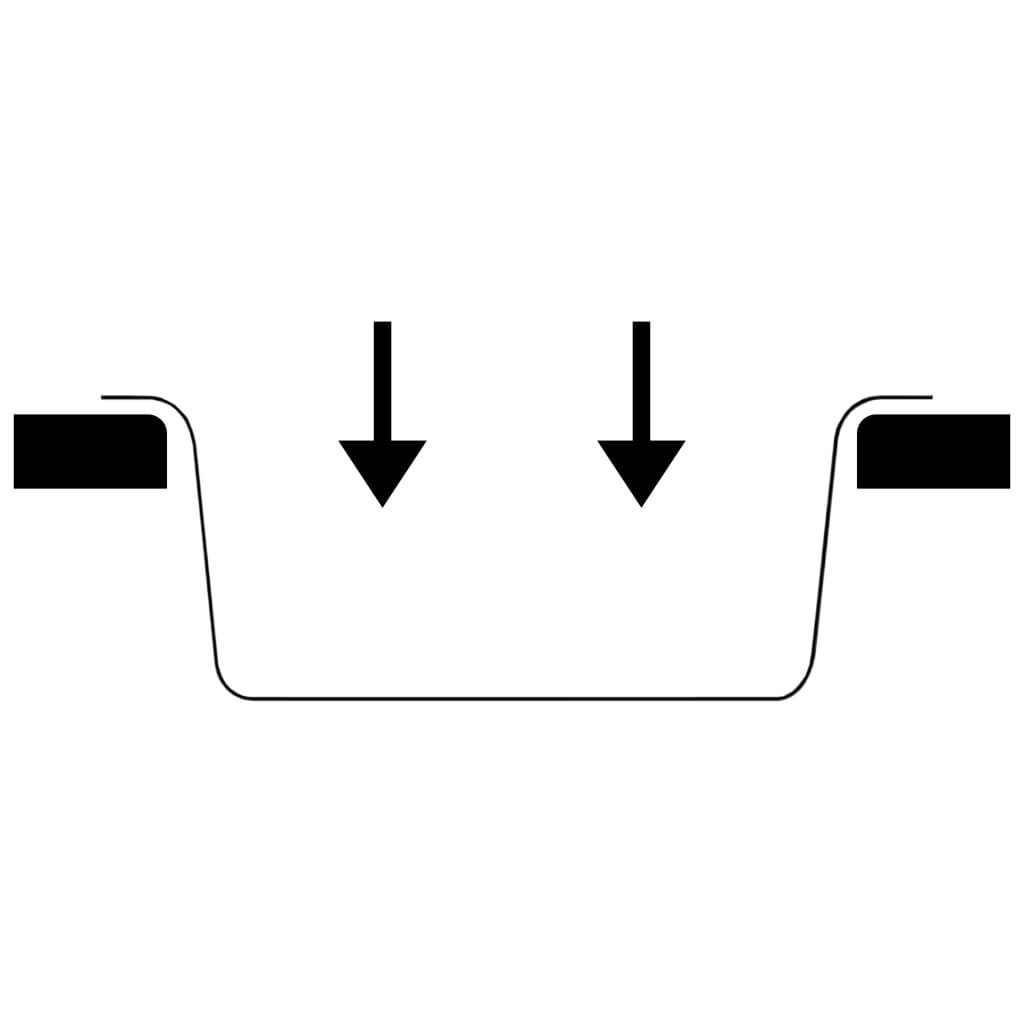 Lavello da Cucina Doppio con Foro Troppopieno Nero in Granito