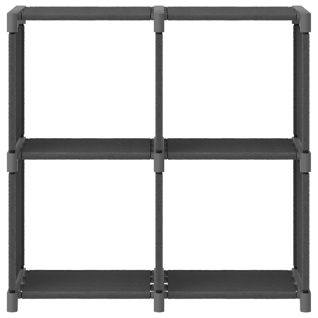 Mobile per 4 Scatole a Cubo Grigio 69x30x72,5 cm in Tessuto | homemem39