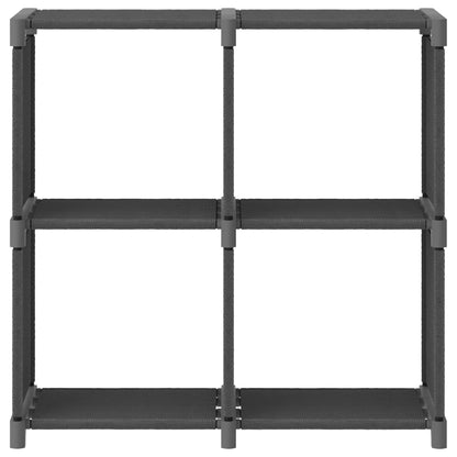 Mobile per 4 Scatole a Cubo Grigio 69x30x72,5 cm in Tessuto | homemem39