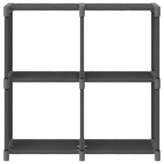 Mobile per 4 Scatole a Cubo Grigio 69x30x72,5 cm in Tessuto | homemem39