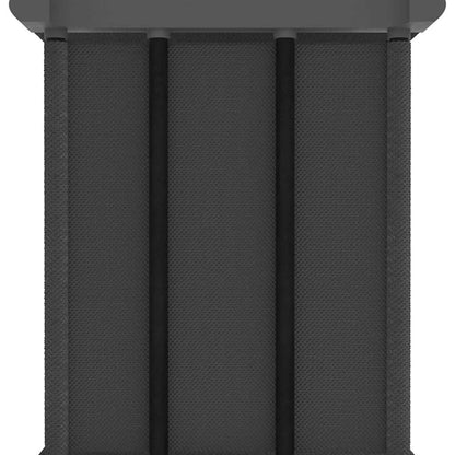Mensola con 6 Scatole a Cubo Grigia 103x30x72,5 cm in Tessuto