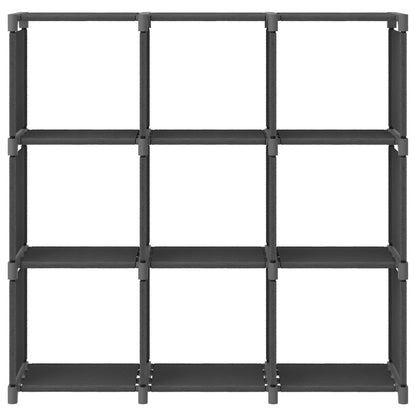 Mobile per 9 Scatole a Cubo Grigio 103x30x107,5 cm in Tessuto | homemem39