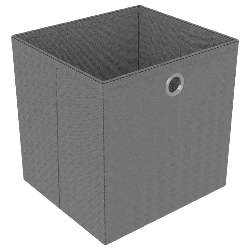 Mobile con 15 Scatole a Cubo Grigio 103x30x107,5 cm in Tessuto | homemem39